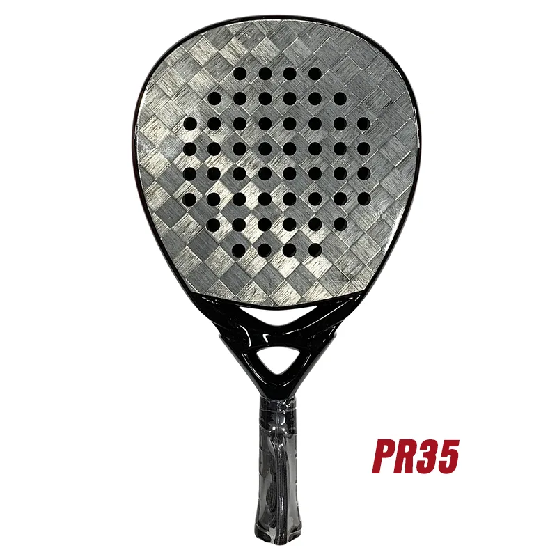 Aluminizatu karbono zuntz oihalak 18k padel erraketak