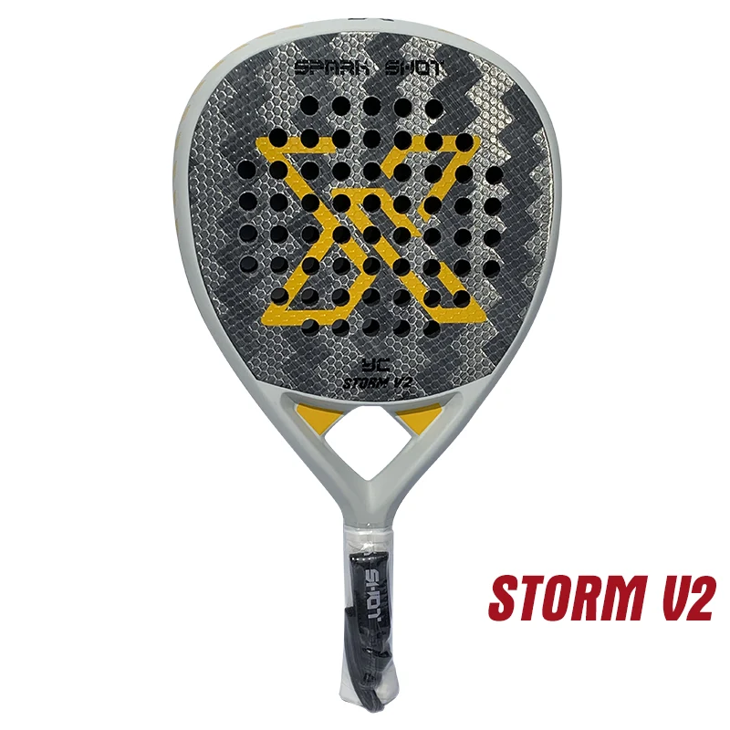 LUXUKO 24K Alum Fiber Padel Rackets STORM V2